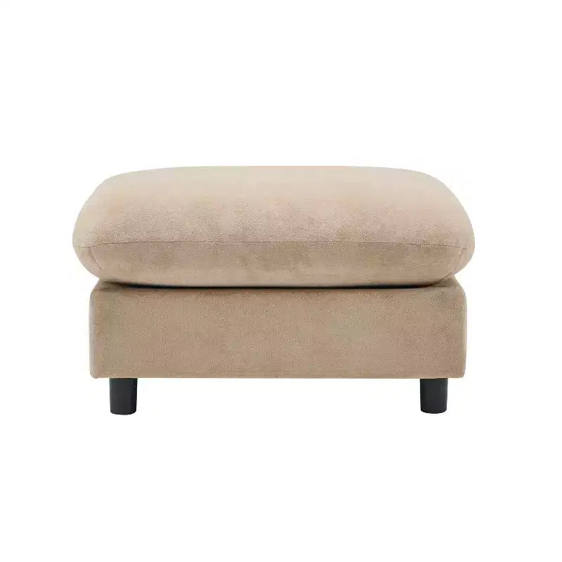 Ensemble de canapé d'angle moderne rembourré en forme de L, 5 pièces