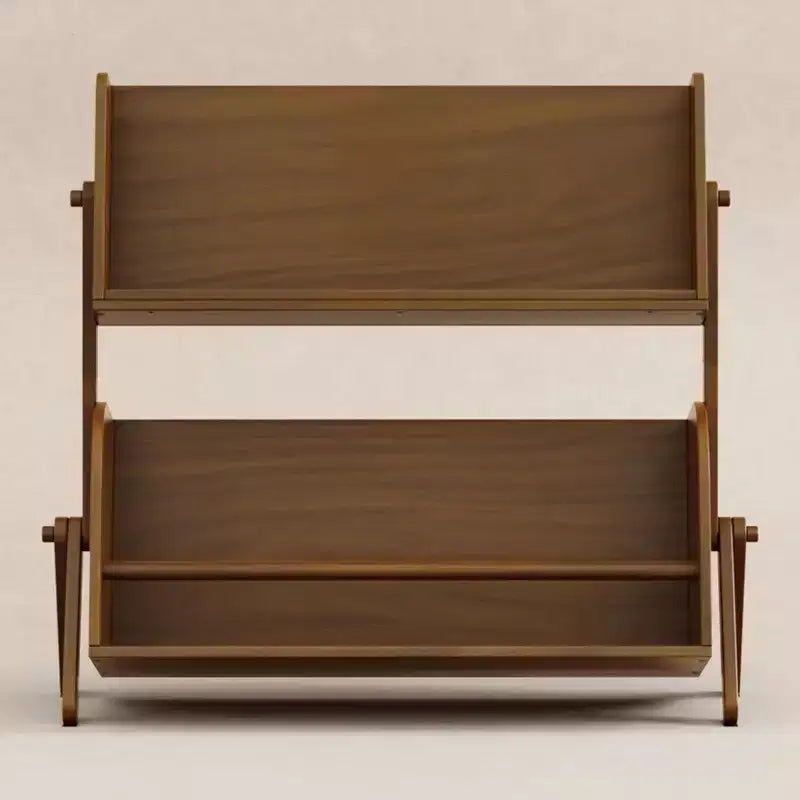 Meuble de rangement et bibliothèque pour enfants avec étagère supérieure et casier inférieur