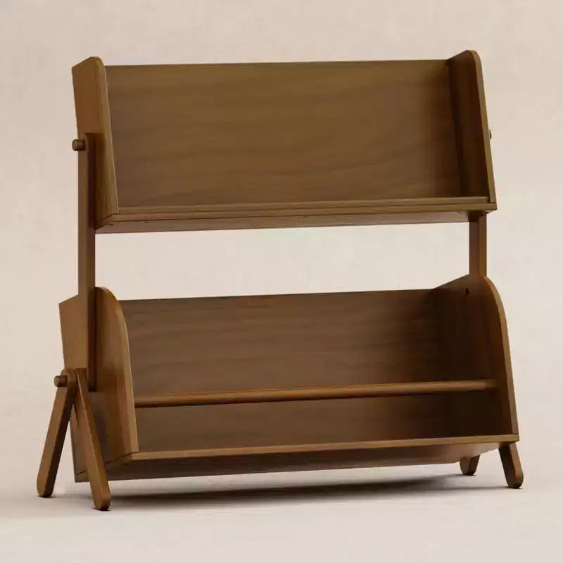 Meuble de rangement et bibliothèque pour enfants avec étagère supérieure et casier inférieur