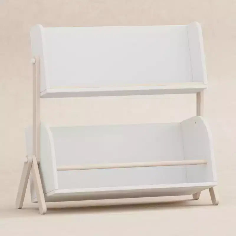 Meuble de rangement et bibliothèque pour enfants avec étagère supérieure et casier inférieur