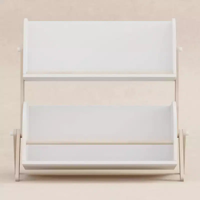 Meuble de rangement et bibliothèque pour enfants avec étagère supérieure et casier inférieur