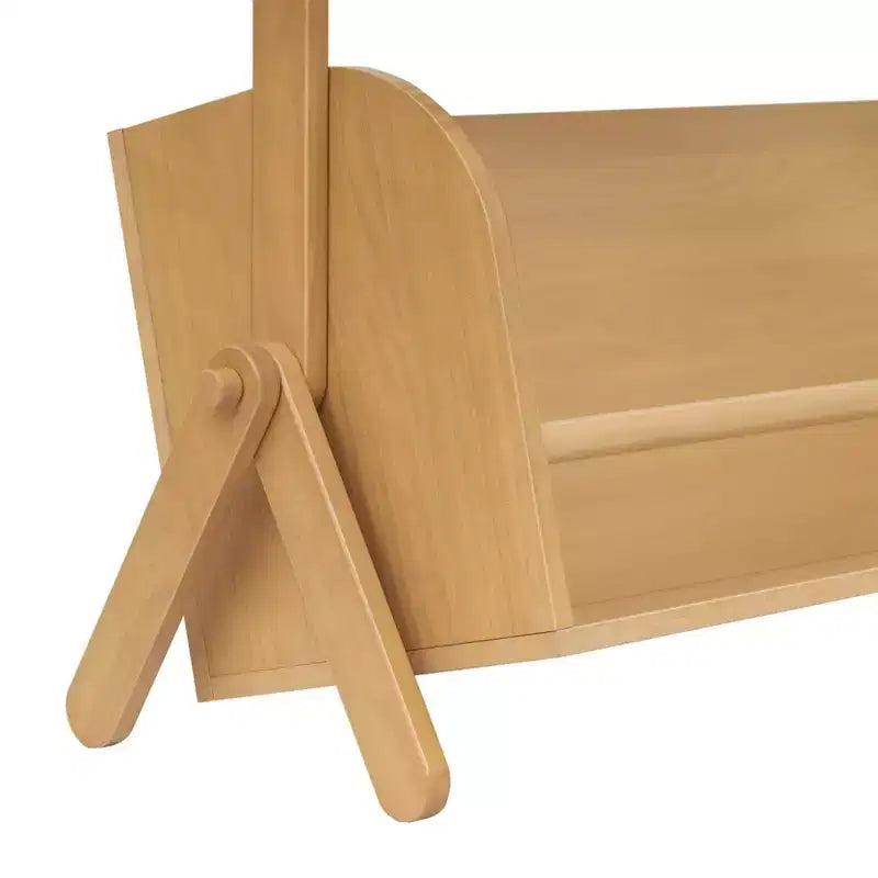 Meuble de rangement et bibliothèque pour enfants avec étagère supérieure et casier inférieur