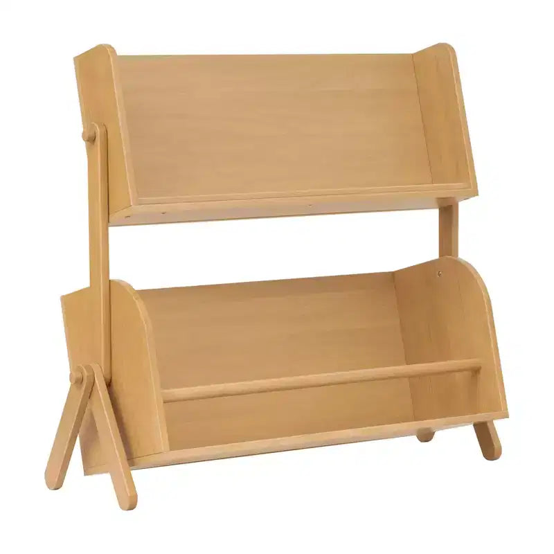 Meuble de rangement et bibliothèque pour enfants avec étagère supérieure et casier inférieur