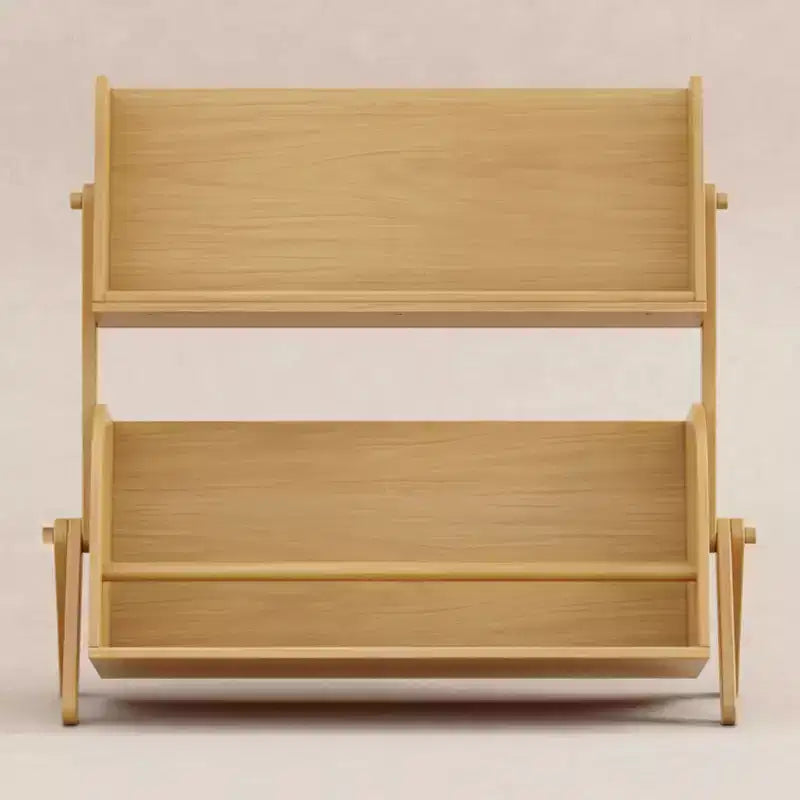 Meuble de rangement et bibliothèque pour enfants avec étagère supérieure et casier inférieur