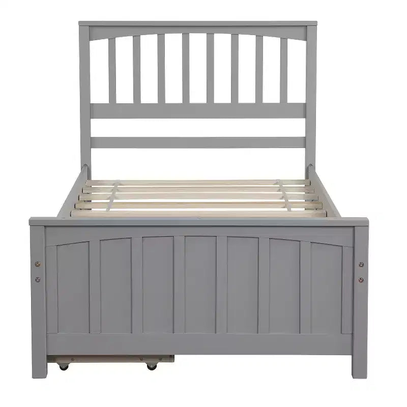 Lit plateforme simple avec 2 tiroirs de rangement