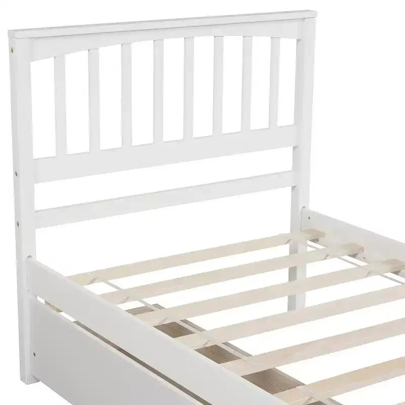 Lit plateforme simple avec 2 tiroirs de rangement