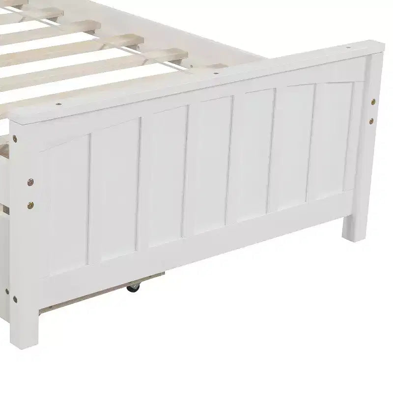 Lit plateforme simple avec 2 tiroirs de rangement