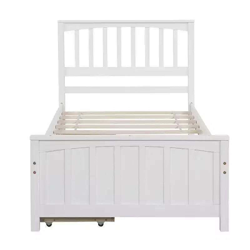 Lit plateforme simple avec 2 tiroirs de rangement
