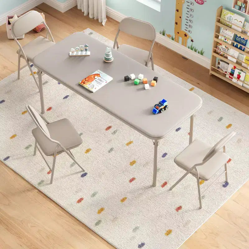 Table pliante pour enfants pour activités, petite table de jeu pour l'apprentissage et les loisirs créatifs en salle de jeux, en classe