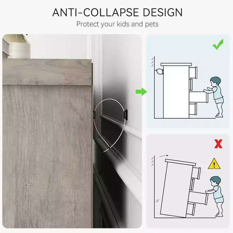 Commode haute à 6 tiroirs, commode moderne avec poignées métalliques, organisateur de rangement pour chambre à coucher ou placard
