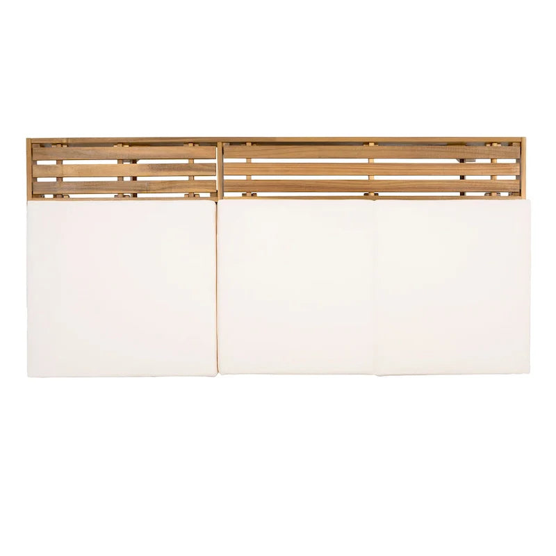 Christopher Knight Home - Ensemble de 2 chaises longues Michael en acacia pour l'extérieur