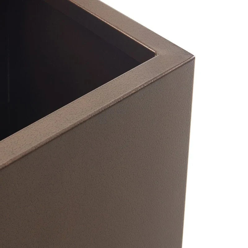 Jardinière Métallique Haute pour Plantes d'Extérieur, 38 po L x 10 po l x 30 po H, Longue et Haute Jardinière en Métal - 38x30x10